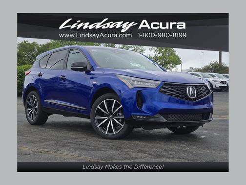 Blue 2026 Acura RDX A-Spec Advance Package
