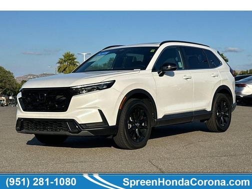 Platinum White Pearl 2025 Honda CR-V Hybrid