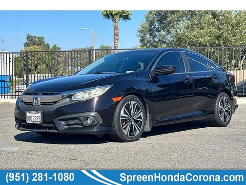 Crystal Black Pearl 2017 Honda Civic EX-T