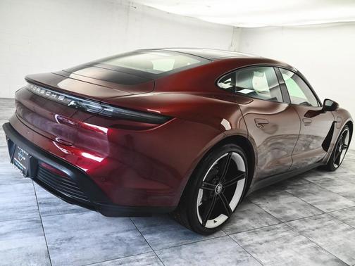 Red 2021 Porsche Taycan Base