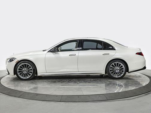 White 2022 Mercedes-Benz S-Class 4MATIC