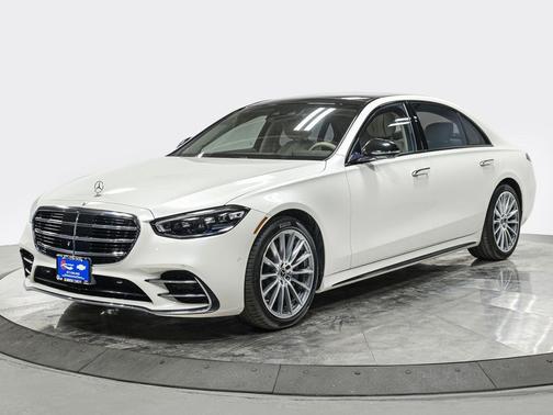 White 2022 Mercedes-Benz S-Class 4MATIC