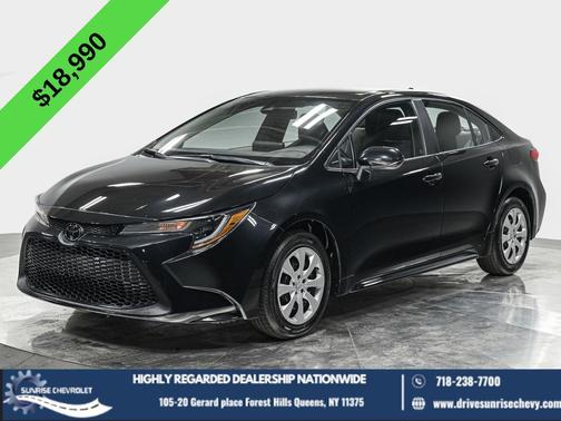 Black Sand Pearl 2022 Toyota Corolla LE