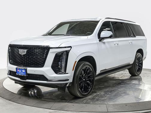 Vibrant White Tricoat 2026 Cadillac Escalade ESV Sport