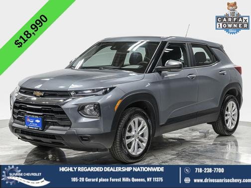 Satin Steel Metallic 2021 Chevrolet Trailblazer LS