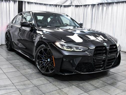 Black Sapphire Metallic 2024 BMW M3 Competition xDrive