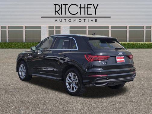 Black Metallic 2025 Audi Q3 45 S line Premium Plus