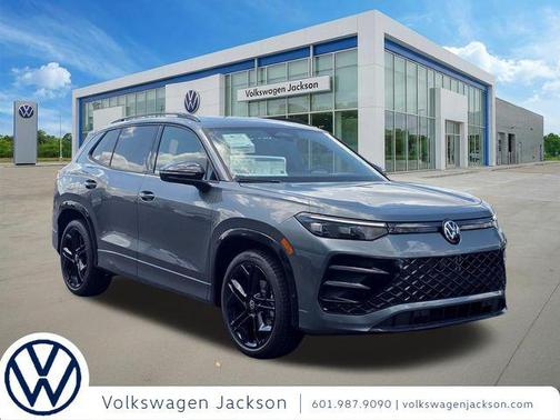 Gray Metallic 2026 Volkswagen Tiguan 2.0T SE R-Line Black