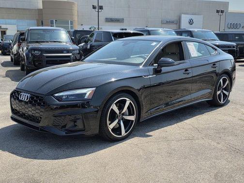 Mythos Black Metallic 2025 Audi A5 Sportback 45 S Line Premium Plus