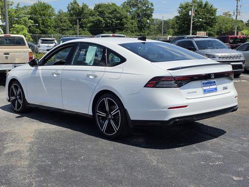 Platinum White Pearl 2025 Honda Accord Hybrid Sport-L