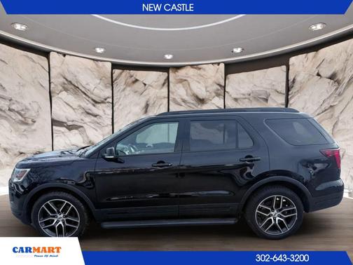 Shadow Black 2018 Ford Explorer Sport