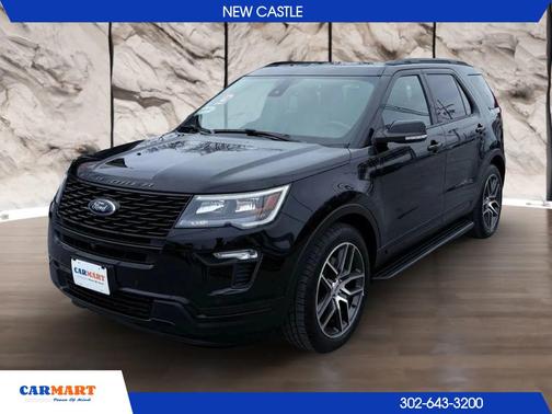 Shadow Black 2018 Ford Explorer Sport