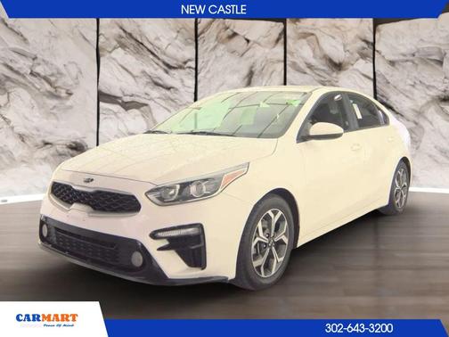 Clear White 2020 Kia Forte LXS