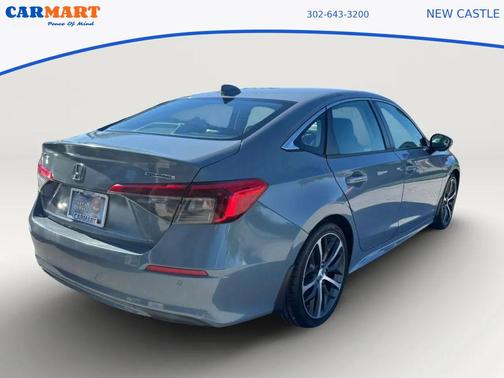 Gray 2022 Honda Civic Touring