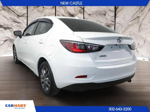 White 2019 Toyota Yaris Sedan LE
