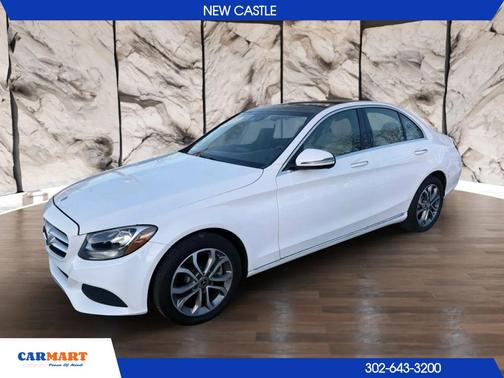 White 2017 Mercedes-Benz C-Class C 300 4MATIC