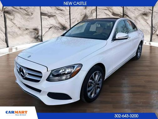 White 2017 Mercedes-Benz C-Class C 300 4MATIC