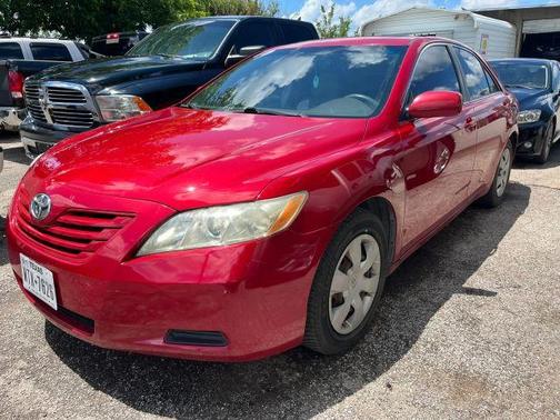 Red 2007 Toyota Camry LE Sedan