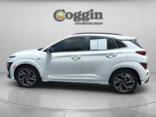 Lunar White 2023 Hyundai KONA N Line