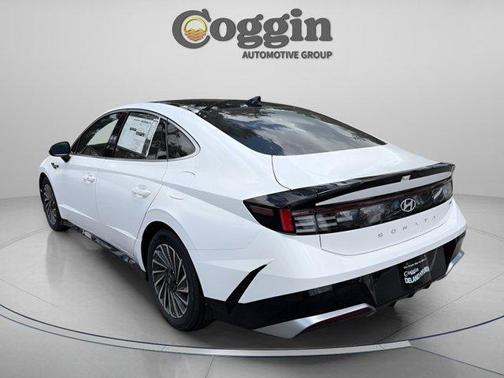 White 2026 Hyundai SONATA Hybrid SEL