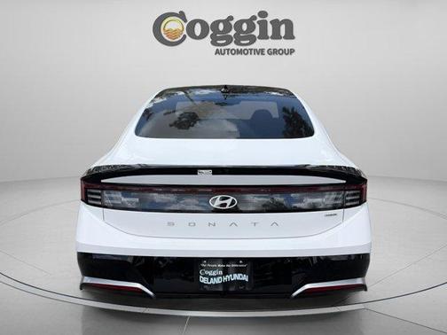 White 2026 Hyundai SONATA Hybrid SEL
