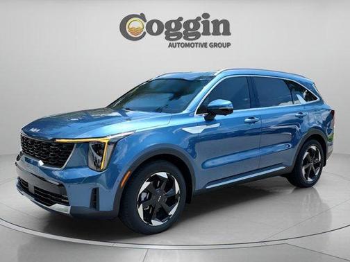 Mineral Blue 2025 Kia Sorento Hybrid SX Prestige