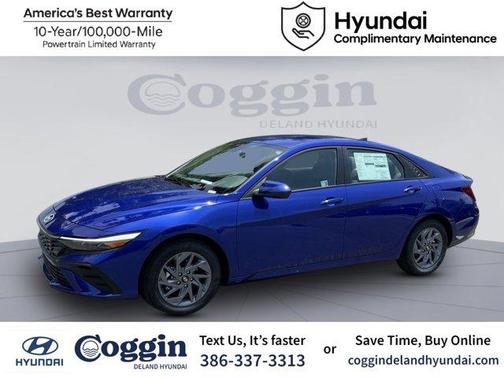 2025 Hyundai ELANTRA HEV Blue