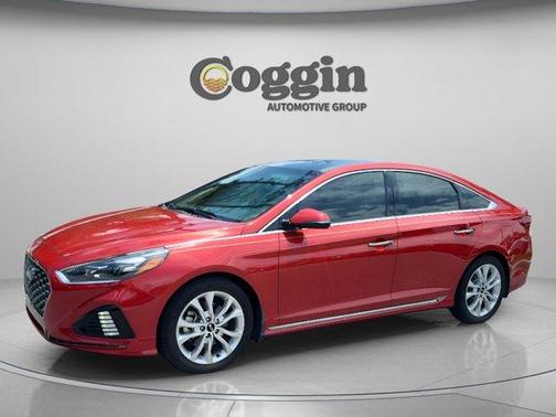 Scarlet Red 2019 Hyundai SONATA Limited 2.0T