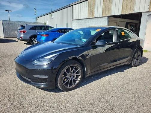 Solid Black 2021 Tesla Model 3 Long Range