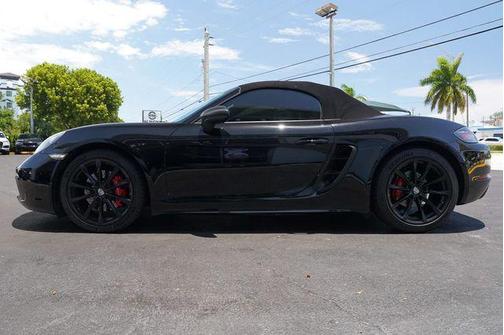 Black 2017 Porsche 718 Boxster S