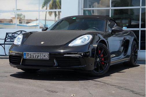 Black 2017 Porsche 718 Boxster S