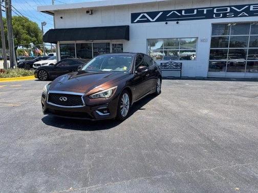 Mocha Almond 2018 INFINITI Q50 3.0t LUXE