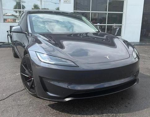 Stealth Grey 2024 Tesla Model 3 Performance