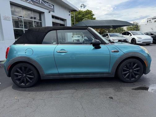 Blue 2017 MINI Convertible Cooper