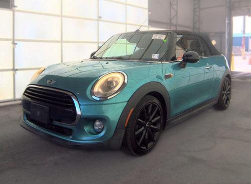 Blue 2017 MINI Convertible Cooper
