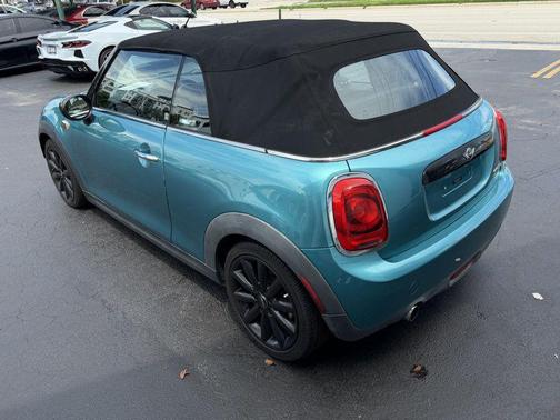 Blue 2017 MINI Convertible Cooper