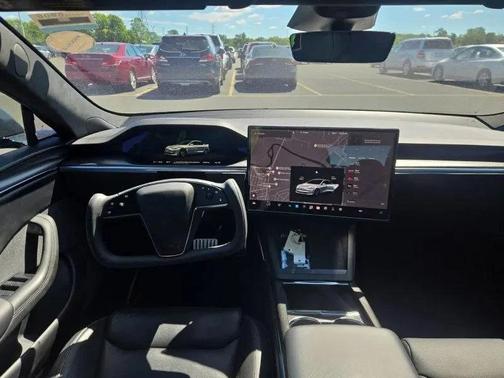 Gray 2022 Tesla Model S Plaid