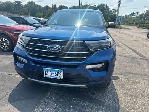 Atlas Blue Metallic 2023 Ford Explorer XLT