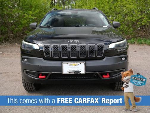 Diamond Black Crystal Pearlcoat 2019 Jeep Cherokee Trailhawk Elite