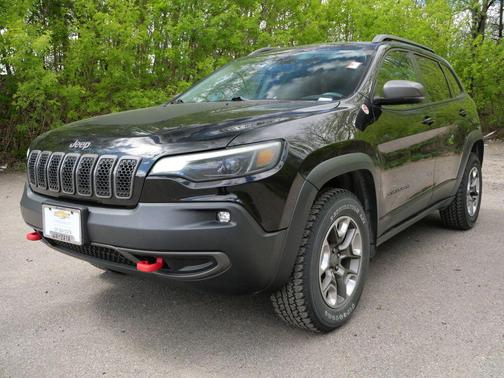 Diamond Black Crystal Pearlcoat 2019 Jeep Cherokee Trailhawk Elite