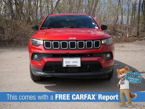 Red Hot Pearlcoat 2025 Jeep Compass Latitude