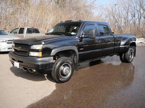 Black 2004 Chevrolet Silverado 3500 LT Crew Cab