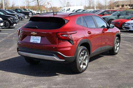 Crimson Metallic 2025 Chevrolet Trax LT