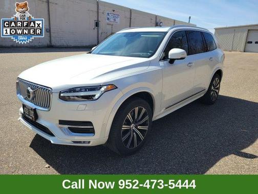 Crystal White Metallic 2022 Volvo XC90 T6 Inscription