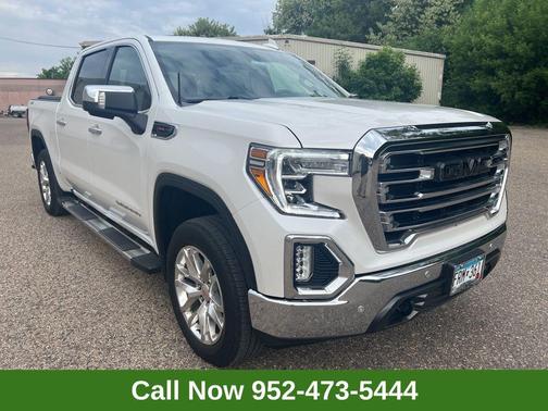 White Frost Tricoat 2021 GMC Sierra 1500 SLT