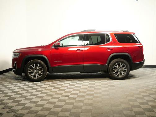 Volcanic Red Tintcoat 2023 GMC Acadia AWD SLE