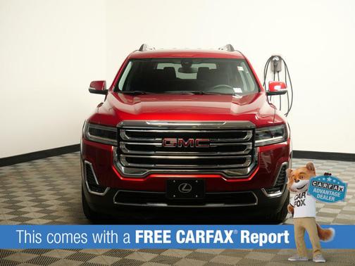Volcanic Red Tintcoat 2023 GMC Acadia AWD SLE