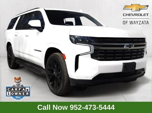 Summit White 2022 Chevrolet Suburban RST