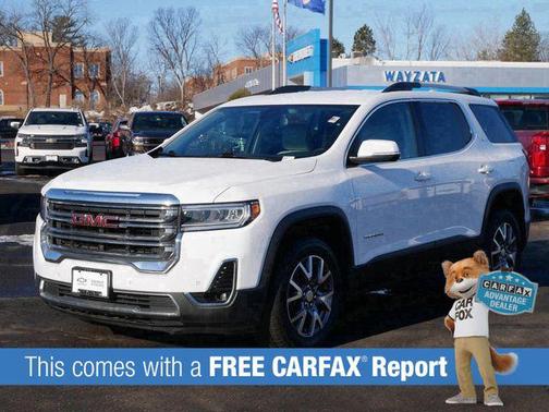 Summit White 2023 GMC Acadia AWD SLT