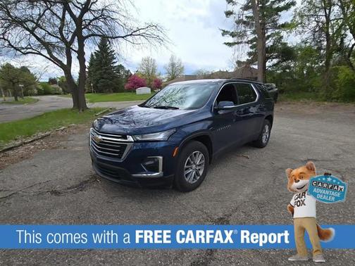Northsky Blue Metallic 2023 Chevrolet Traverse LT Cloth